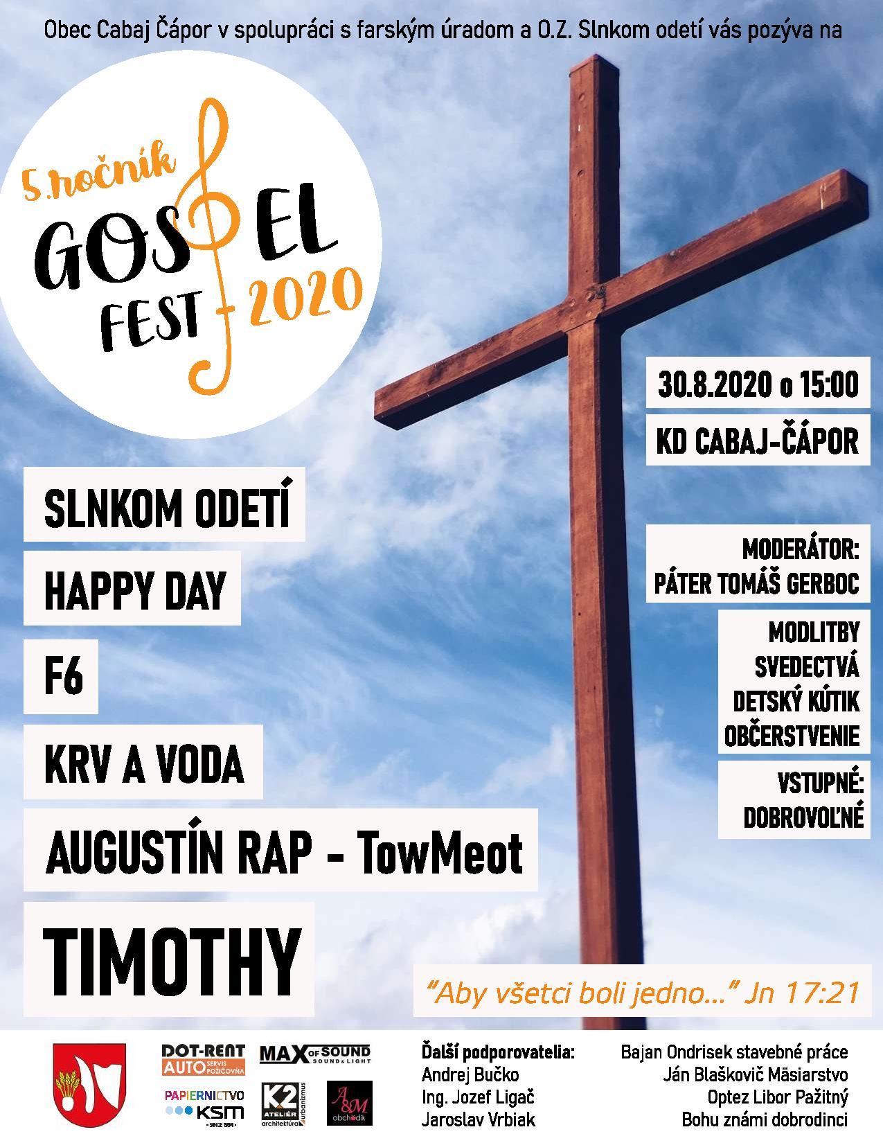 Cabaj Capor, Gospel fest