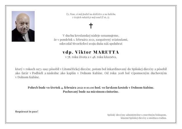 Viktor Maretta, parte