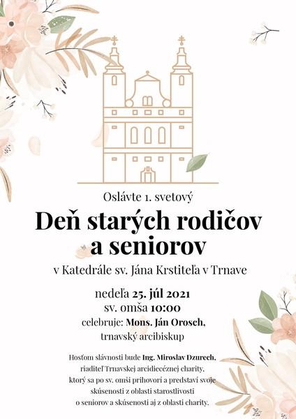 Trnava, Svetovy den starych rodicov, plagat