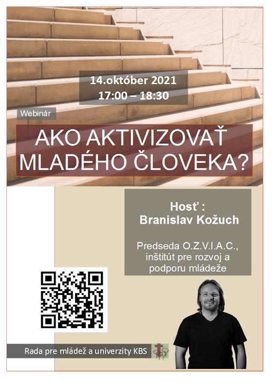 Bratislava, webinar, Kozuch, plagat