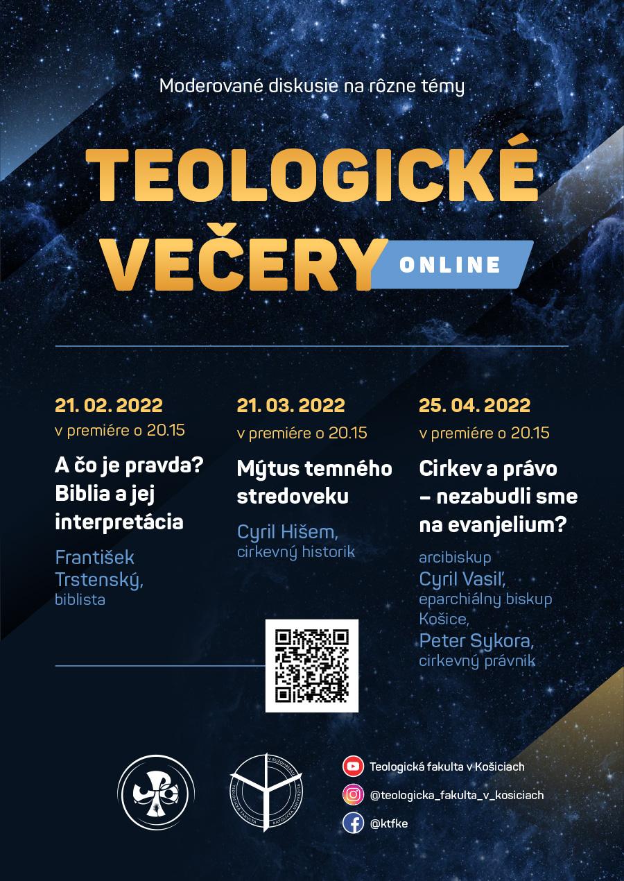 Kosice, teologicke, vecery, plagat