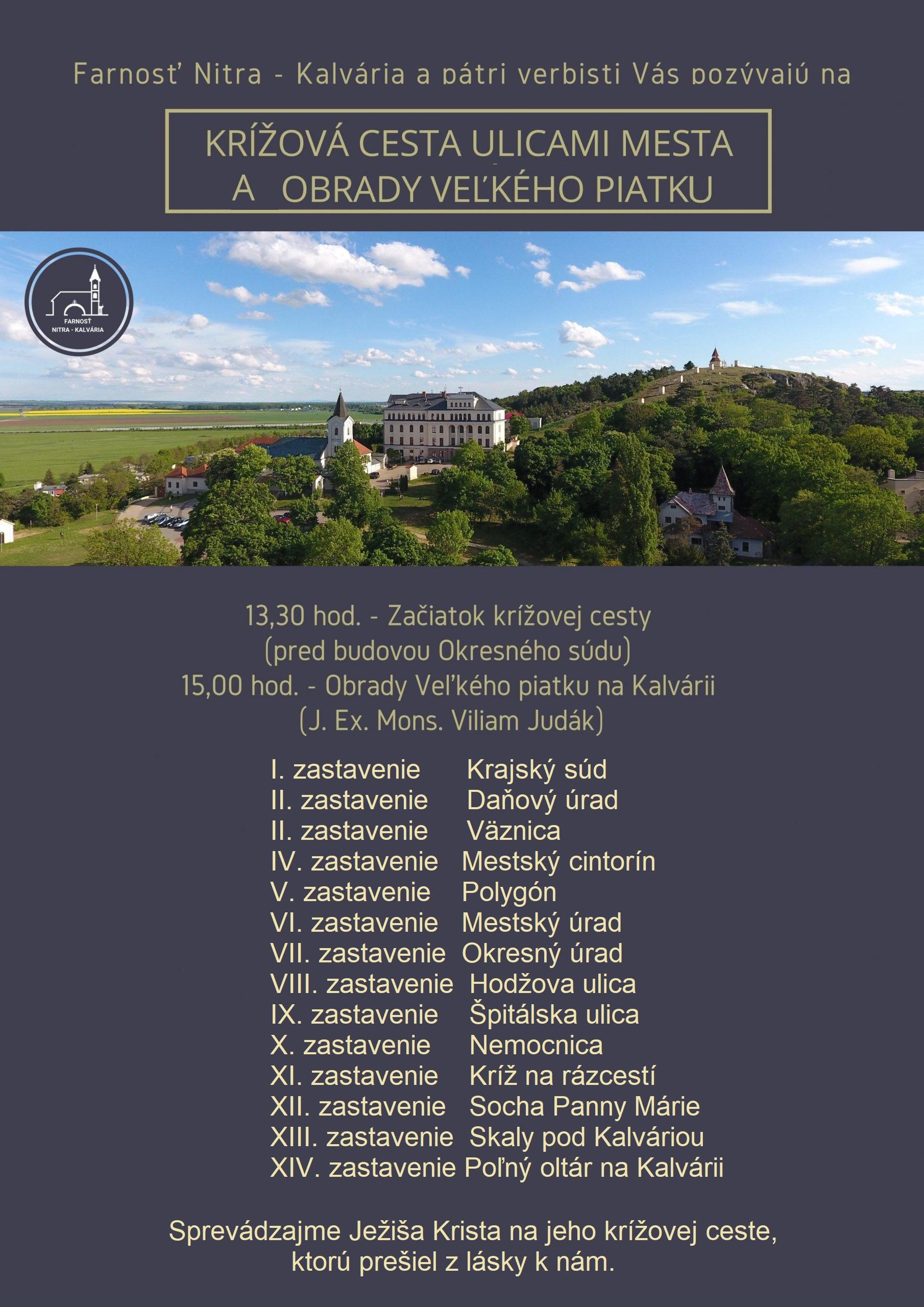 Nitra, krizova, cesta, ulice, plagat