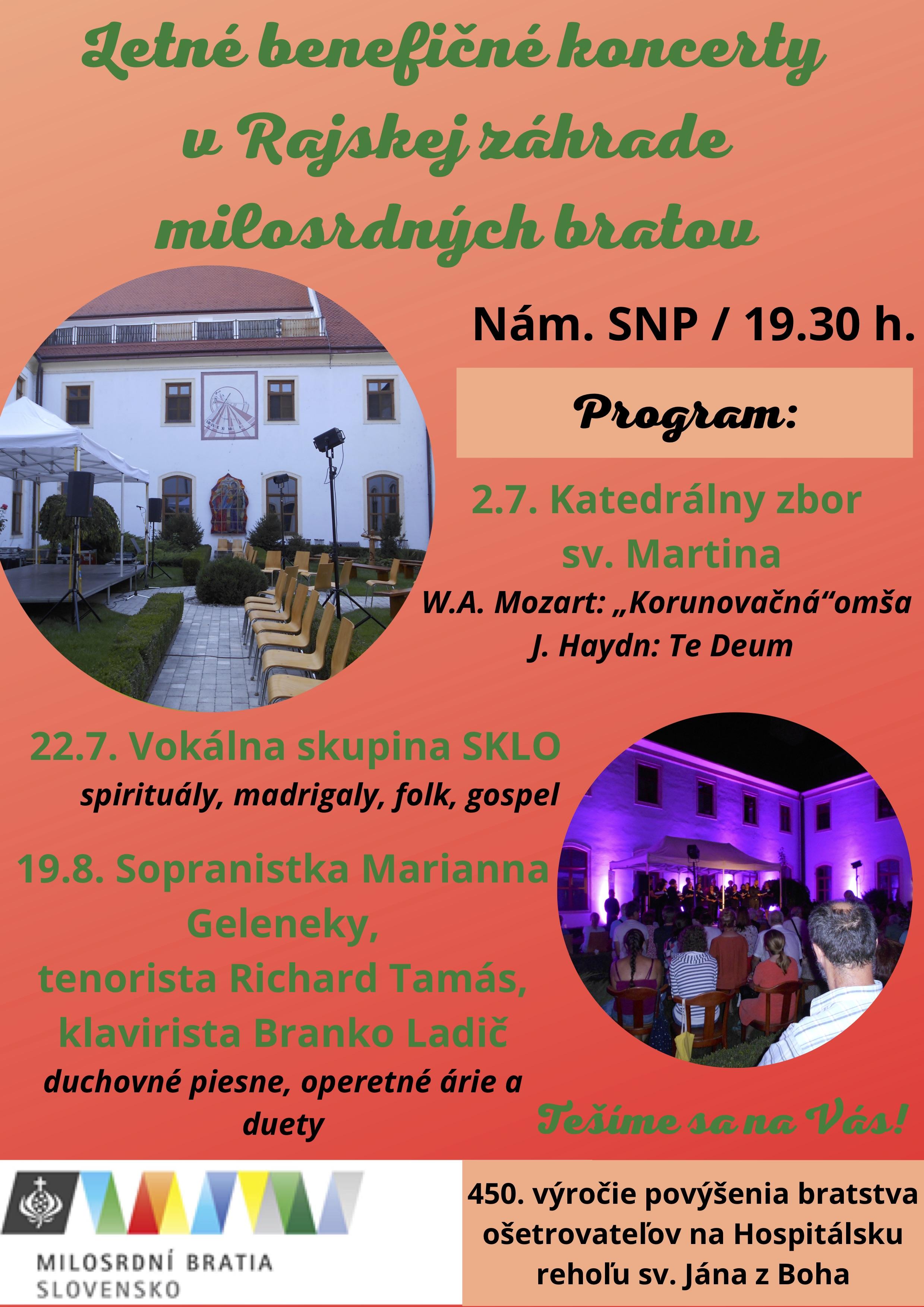 Bratislava, Milosrdni, koncert, plagat 1