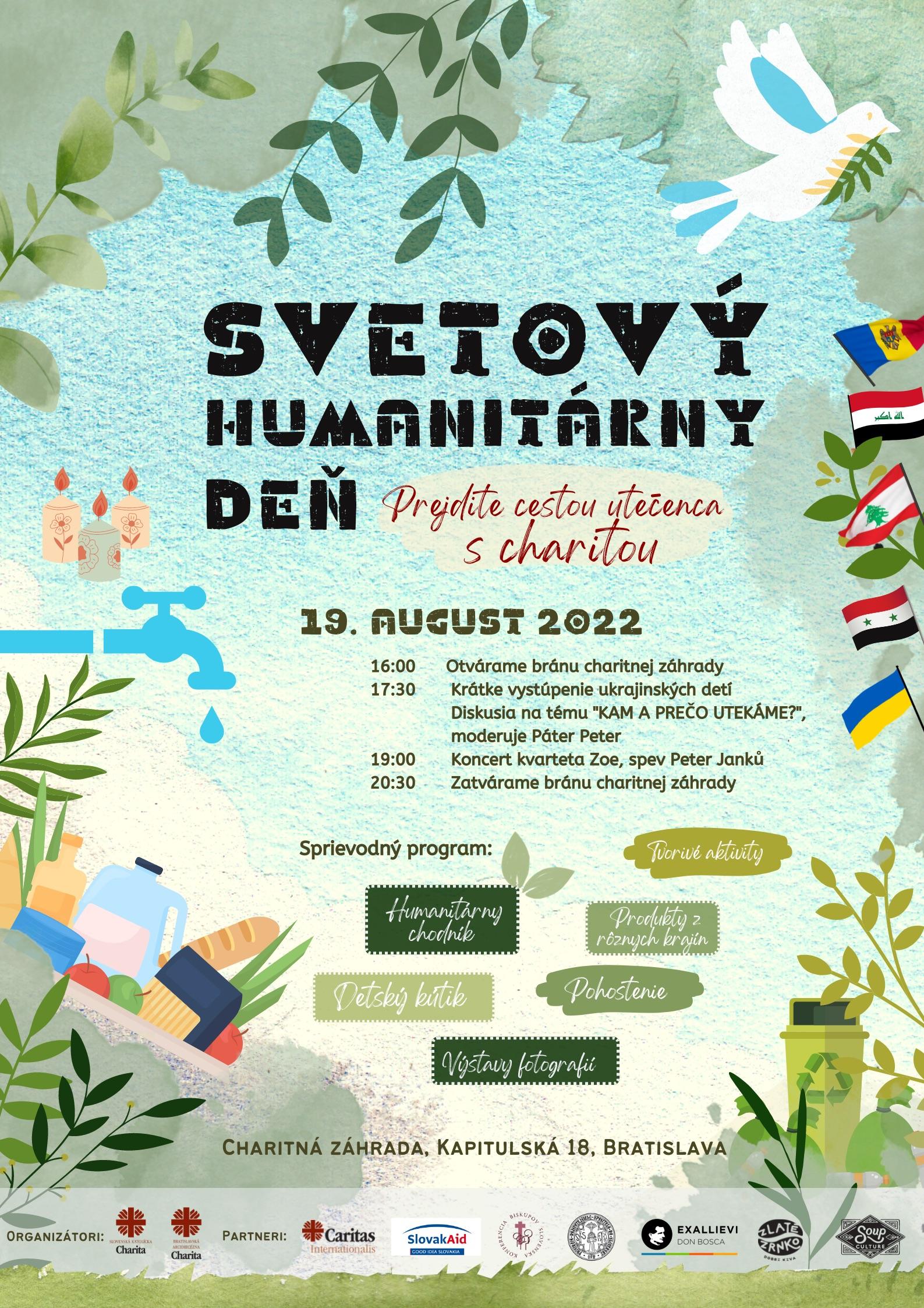 Svetovy humanitarny den, charita, plagat