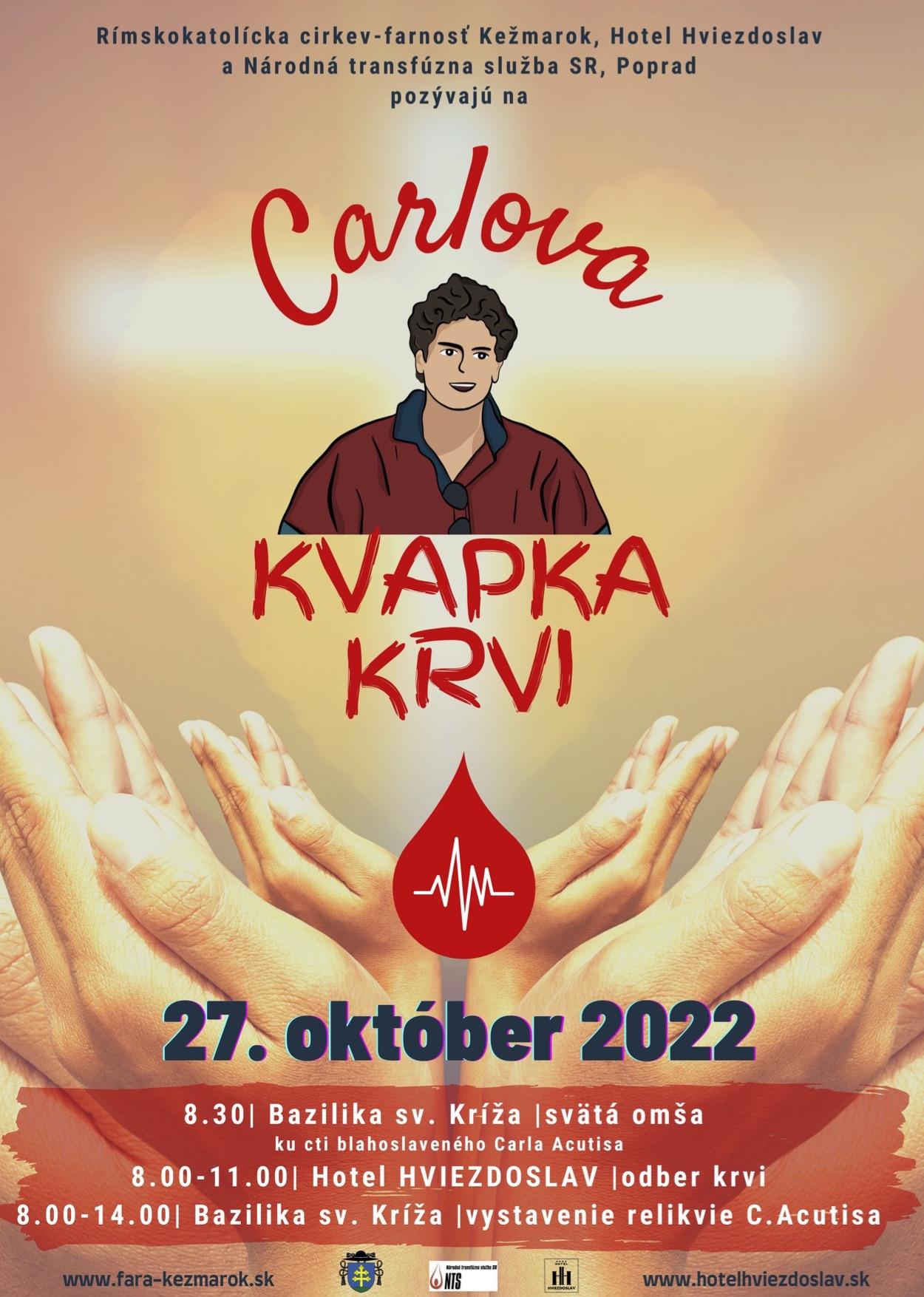 Carlova kvapka krvi, plagat