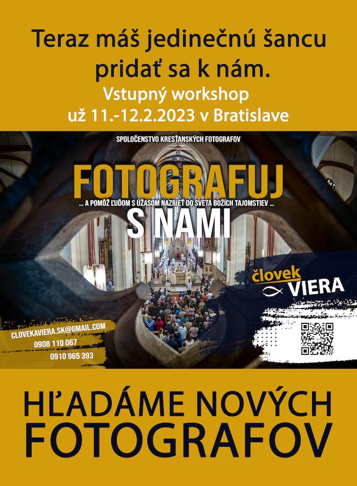 Spoločenstvo, Človek a Viera, fotografi, plagat