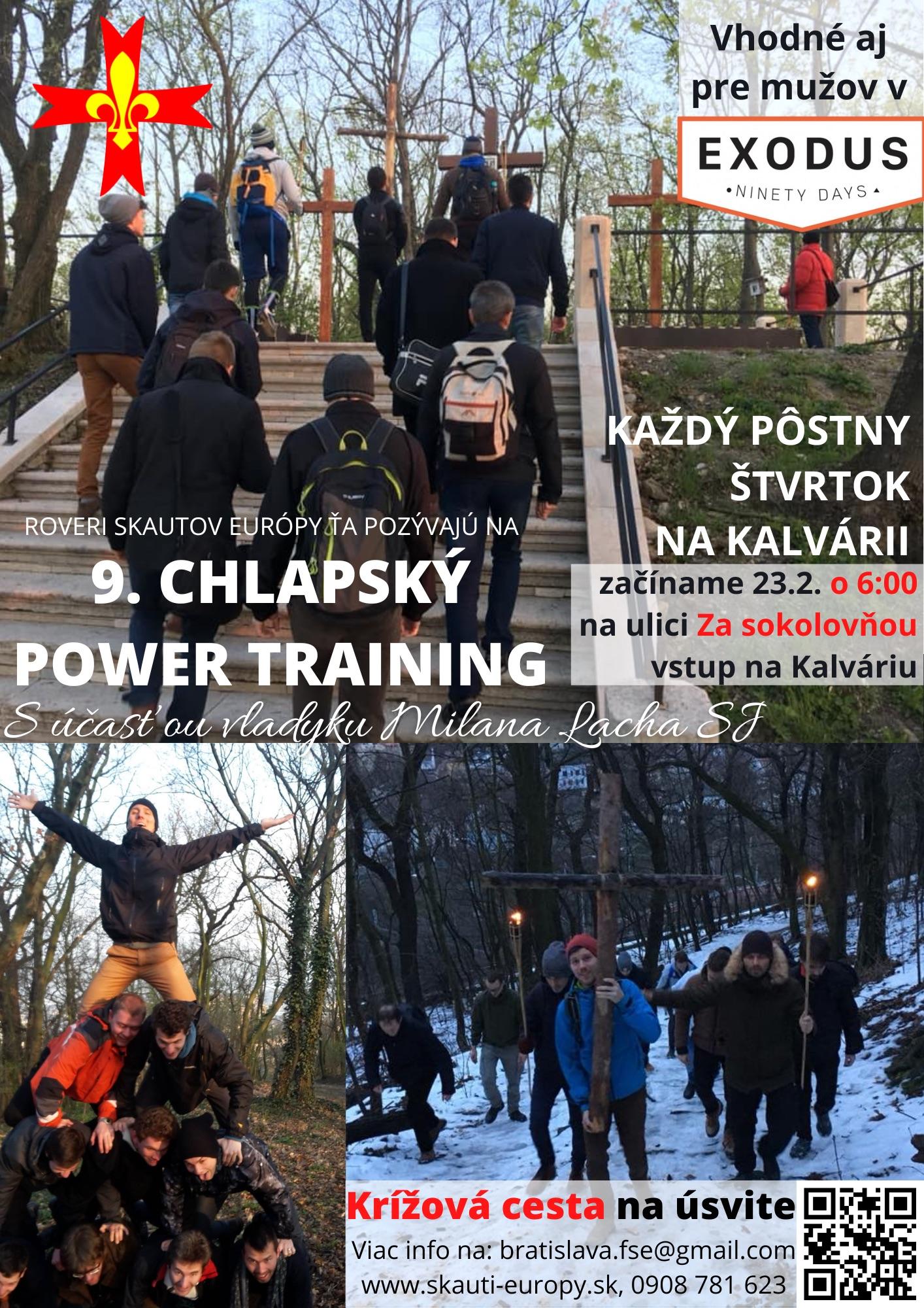 Bratislava, skauti, training, plagat