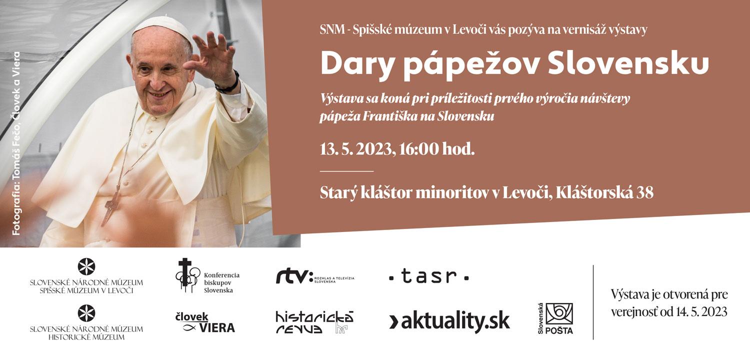 Bratislava, Dary papezov, Levoca, plagat