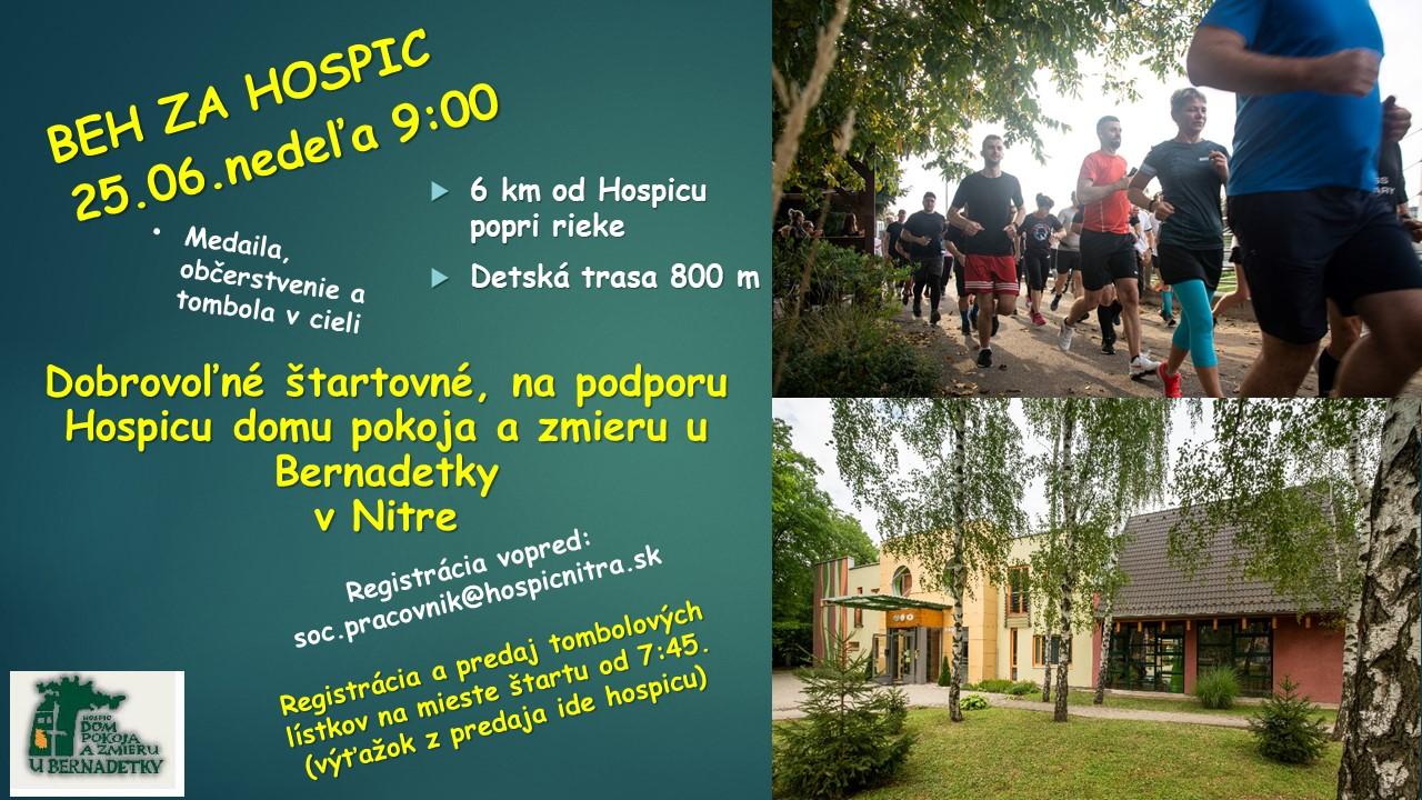 Nitra, Beh za hospic, plagat