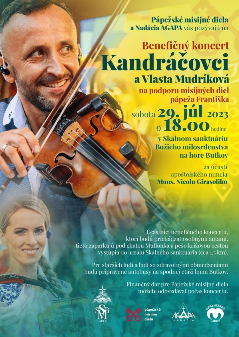 Butkov, misijne diela, koncert, plagat