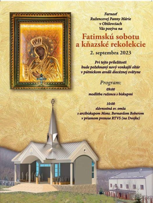 Obisovce, fatimska sobota