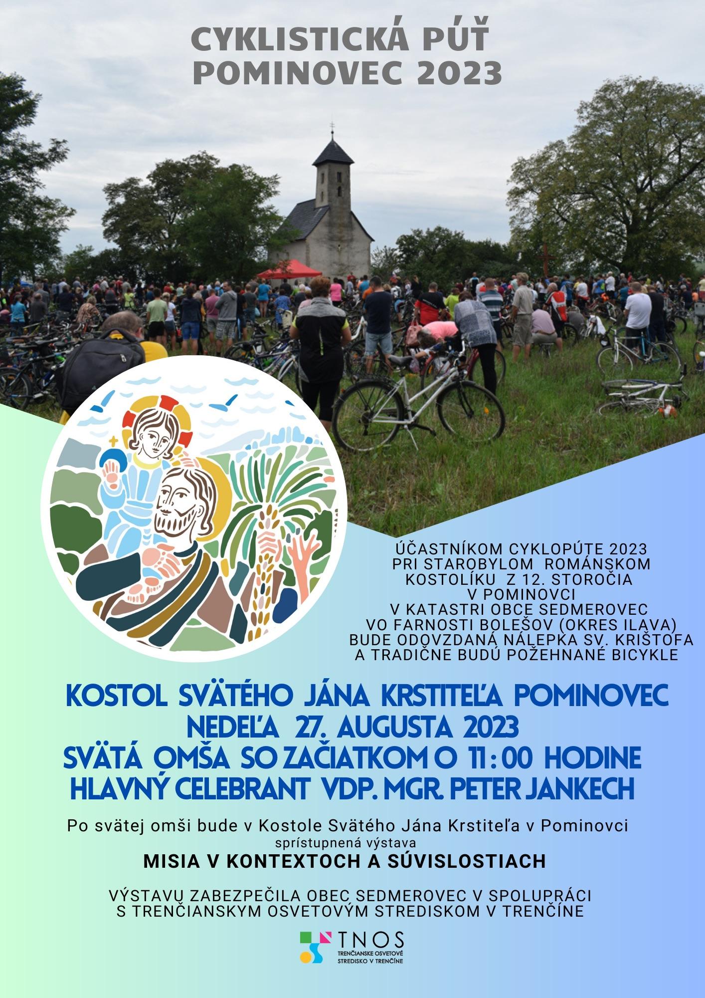 Pominovec, cykloput, plagat