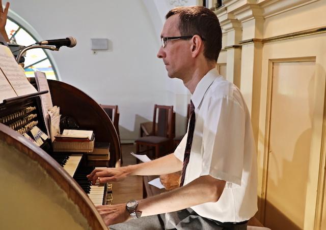 Šaľa, organ, koncert, organista, Dušan Bujdák