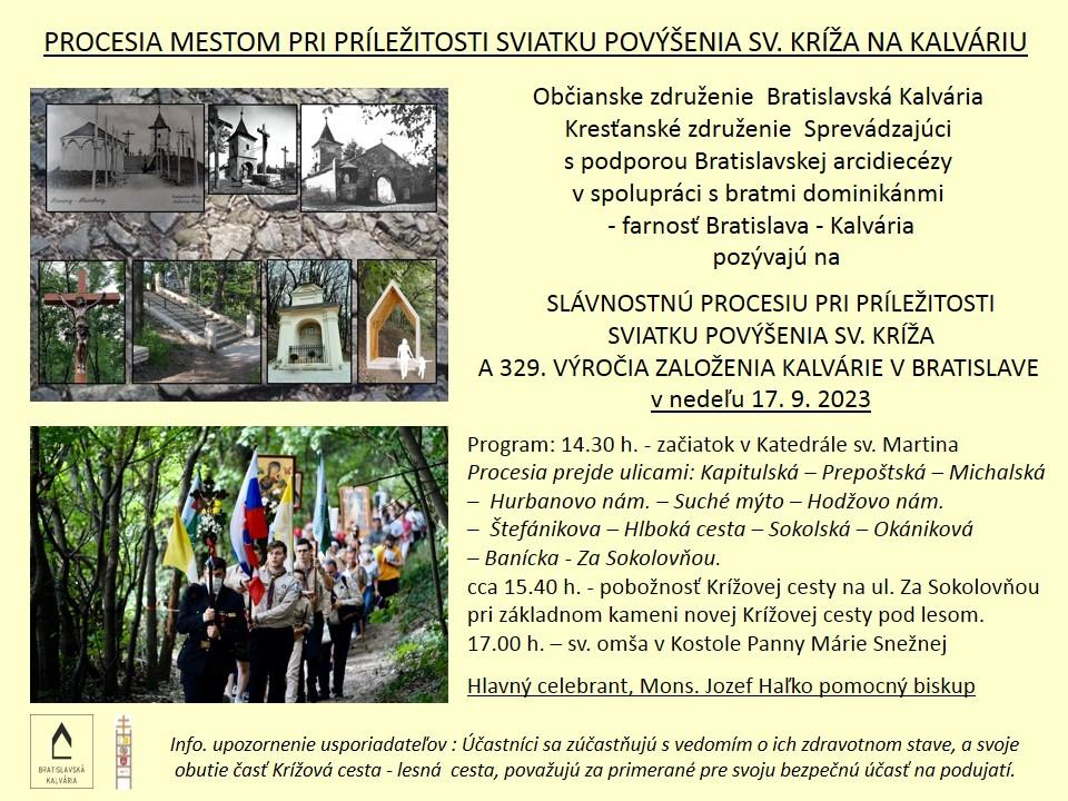 Bratislava, procesia, plagat