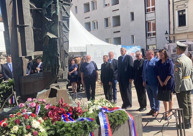 Bratislava, pietna, spomienka, Zidia, obete, holokaust, Zvolensky