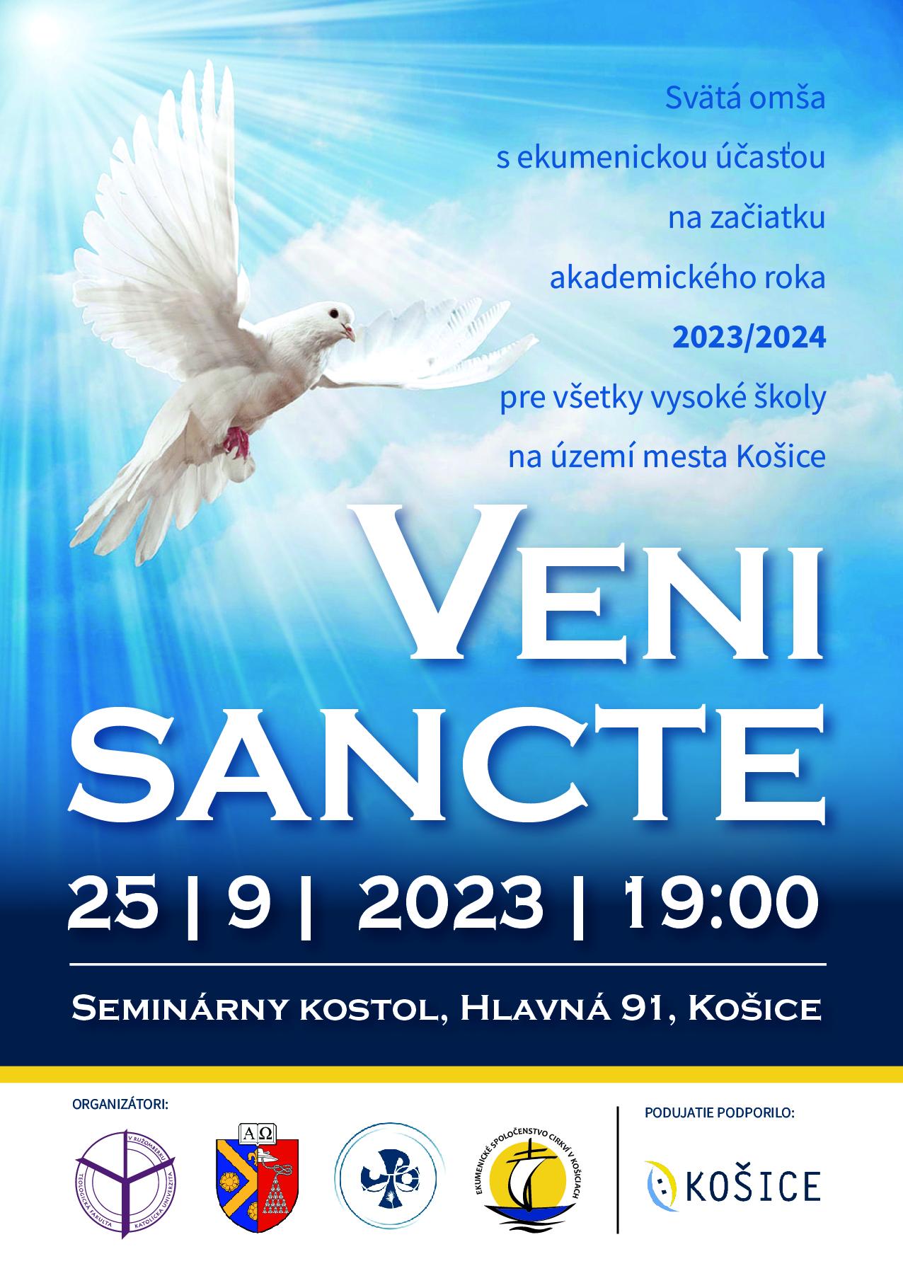 Kosice, Veni Sancte, plagat