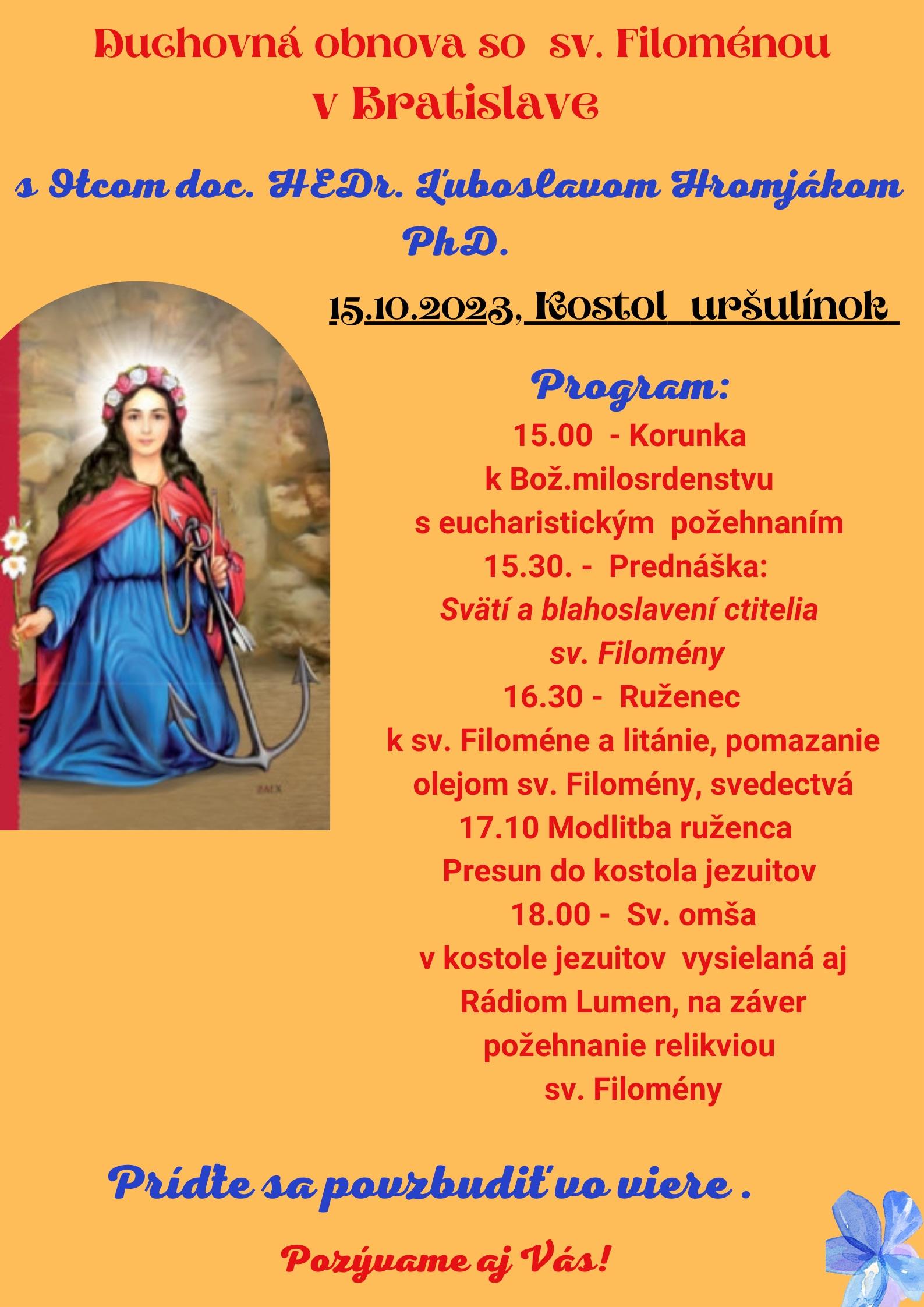 Bratislava, Filomena, plagat