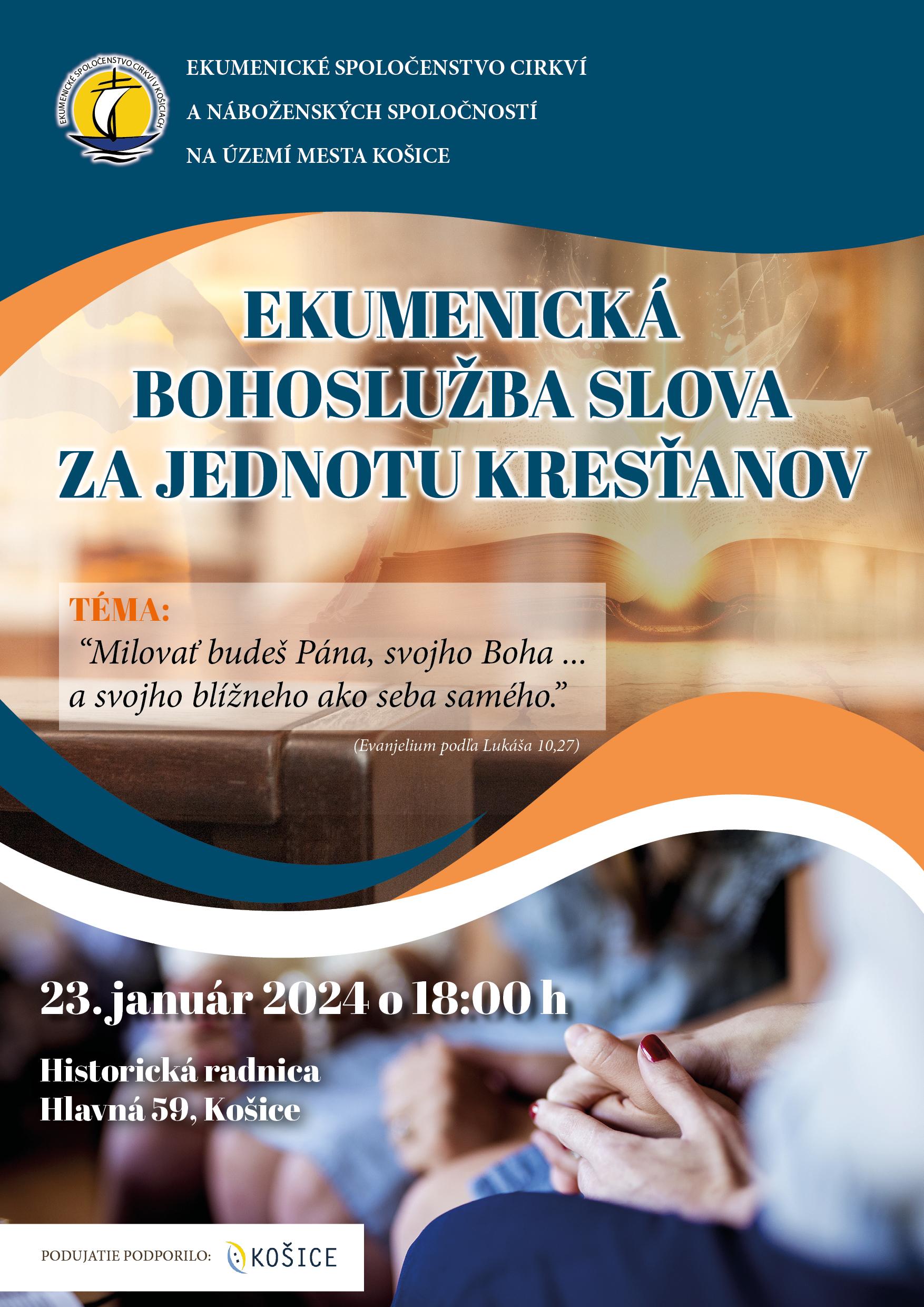 Košice, ekuména, plagát
