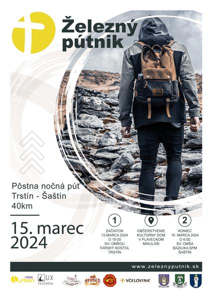 Púť, Šaštín, Trstín, Železný pútnik, plagát