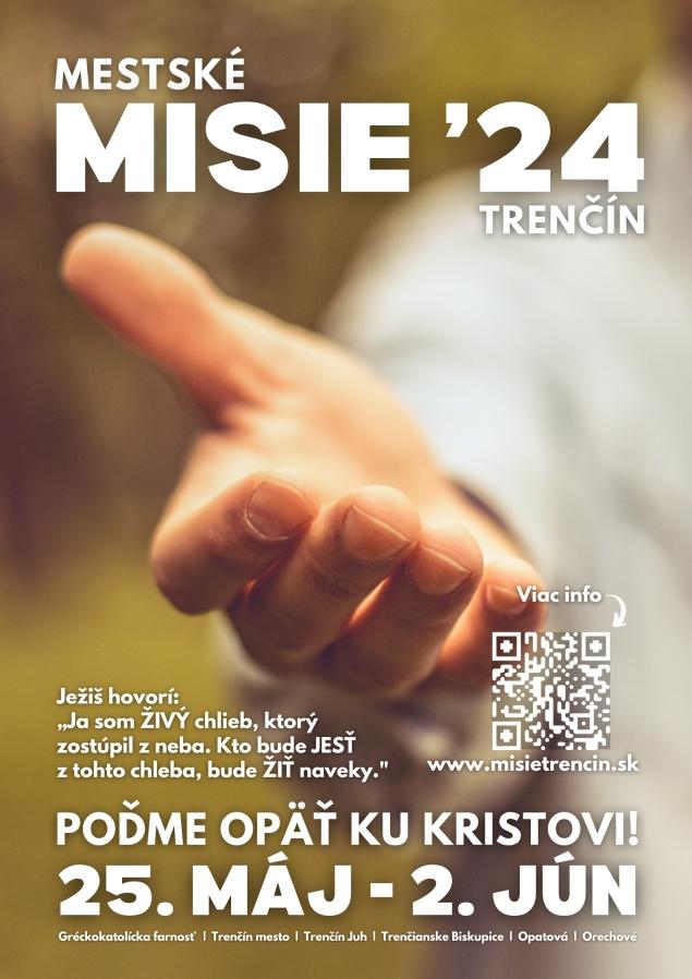 Trenčín, misie, plagát