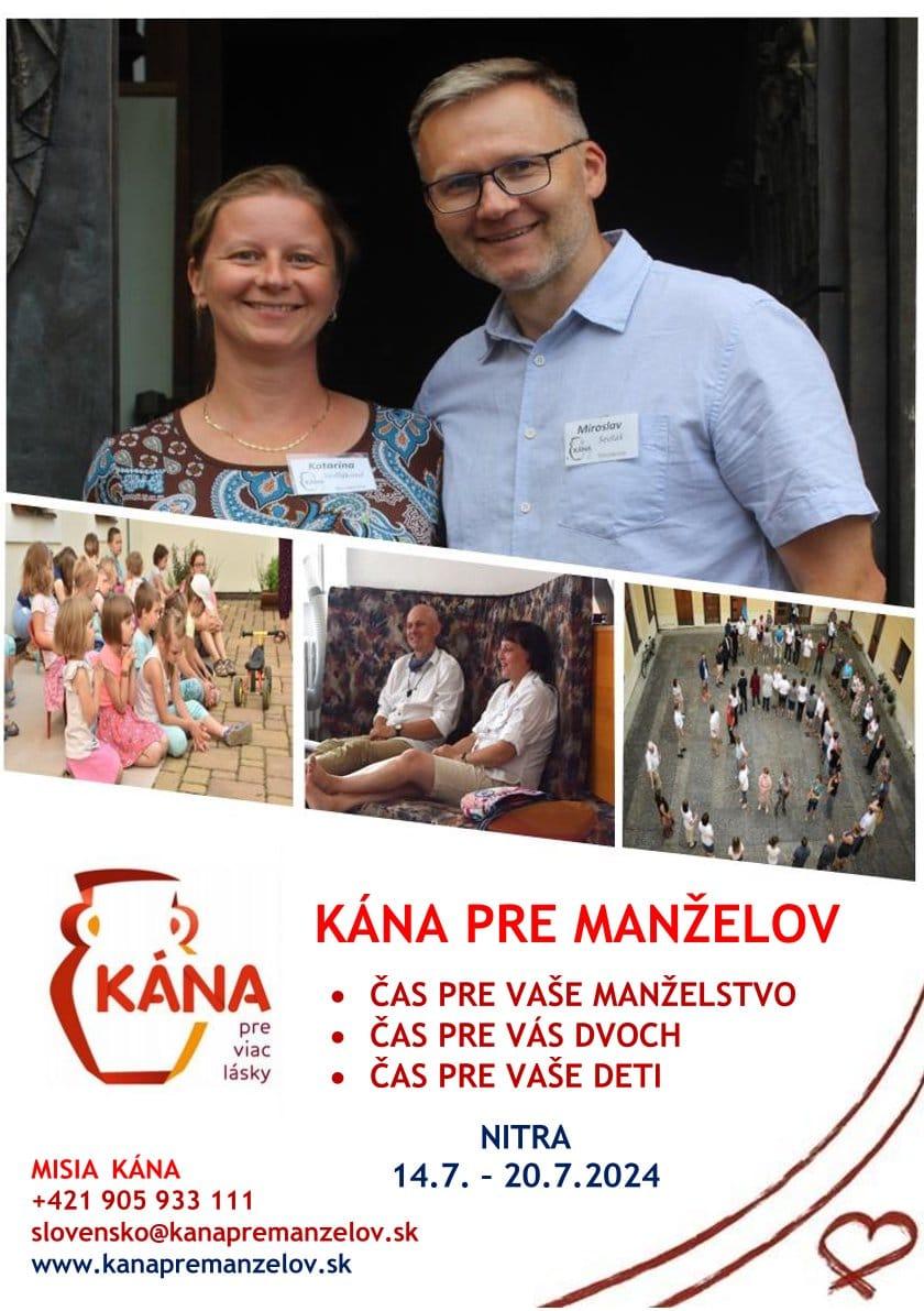 Nitra, Kána, manželia, plagát
