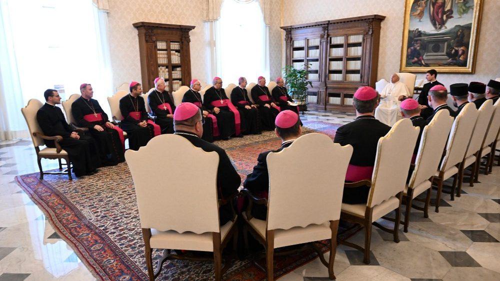 Ad limina, papez Frantisek, audiencia, biskupi