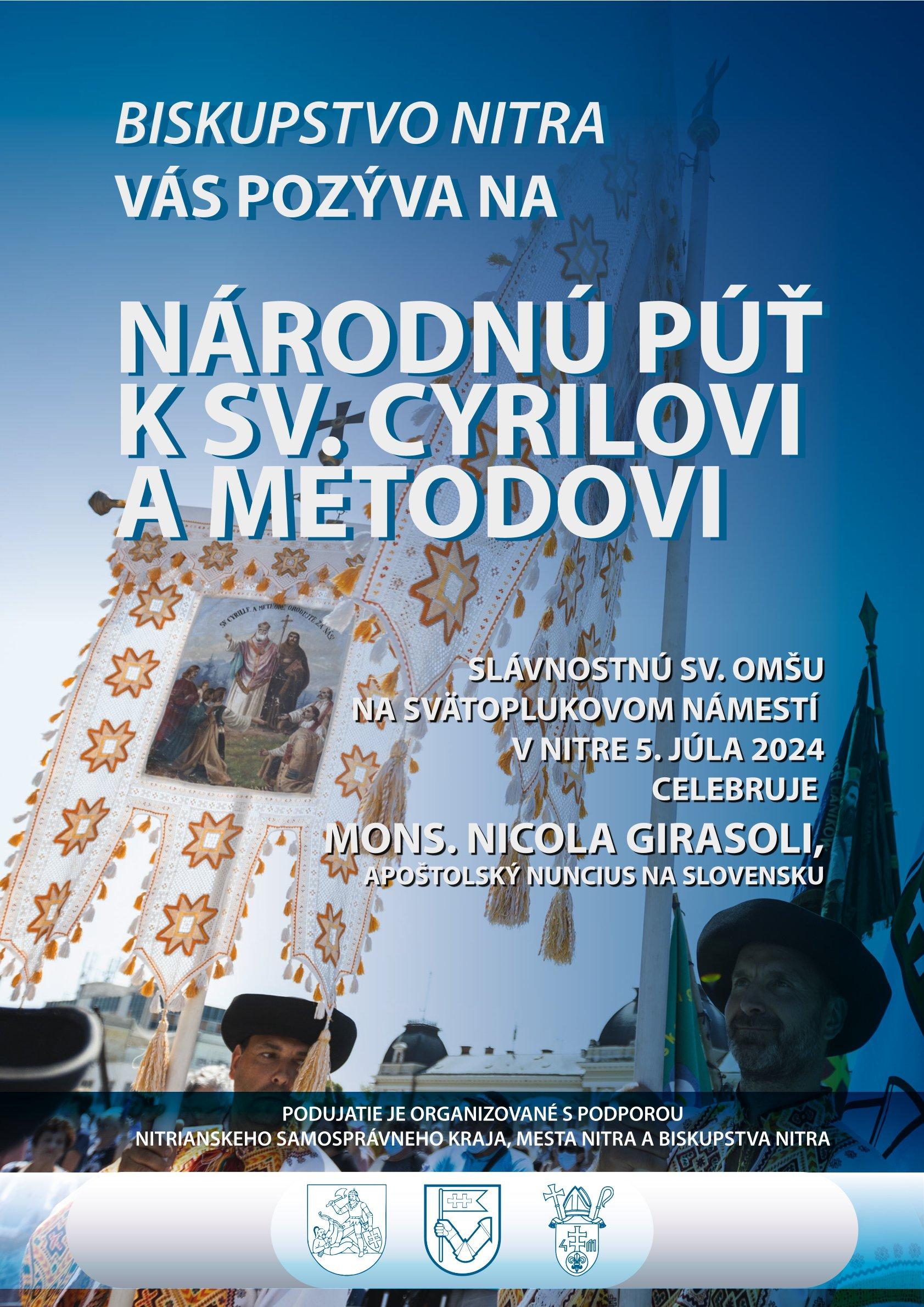 Nitra, Cyril, Metod, plagat