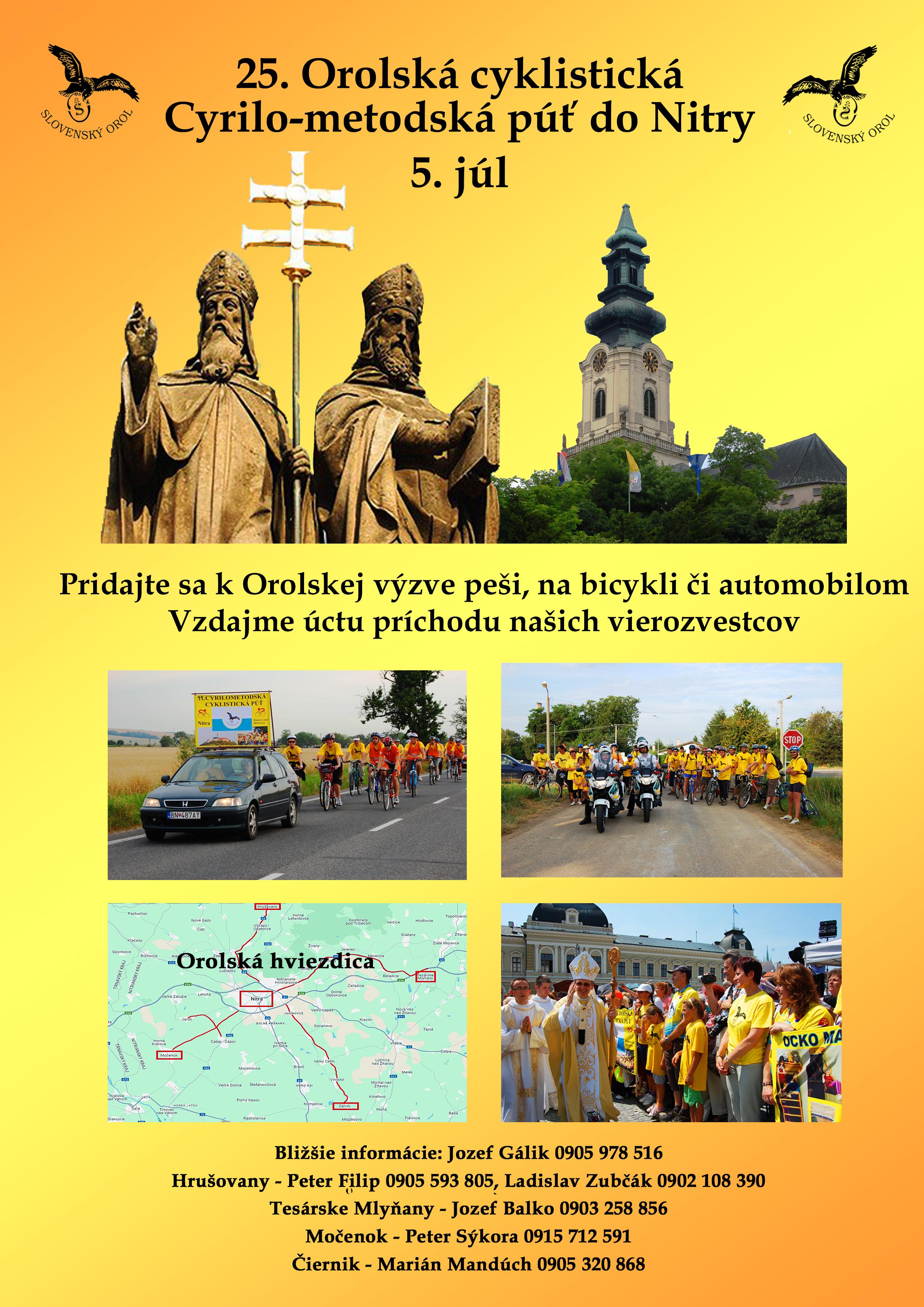 Nitra, cyklopúť, plagát1