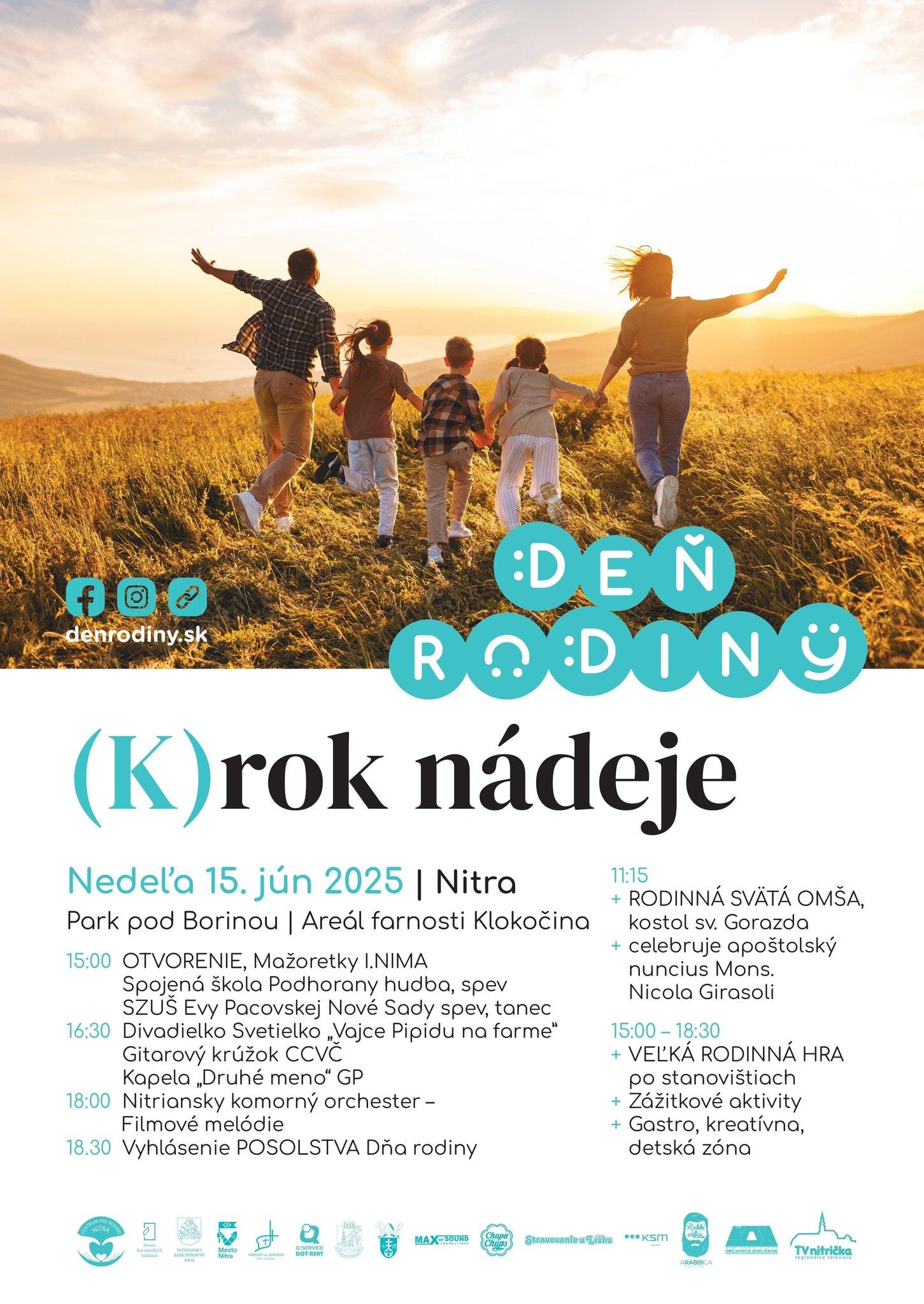 Nitra, den rodiny, plagat