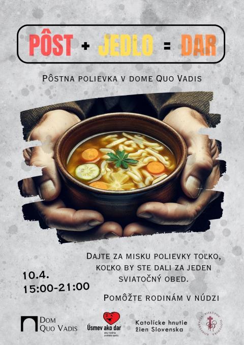 Bratislava, postna polievka, Dom Quo Vadis