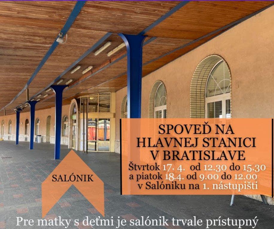 Bratislava, Halko, spovedanie, stanica