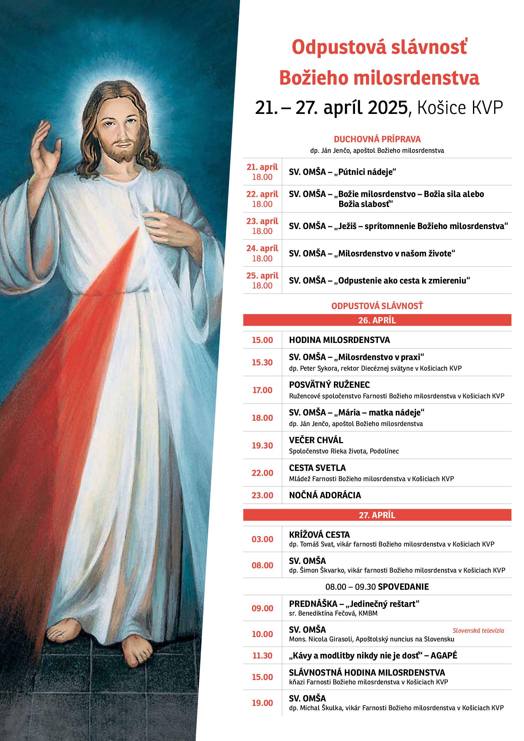 Košice, KVP, milosrdenstvo, plagat