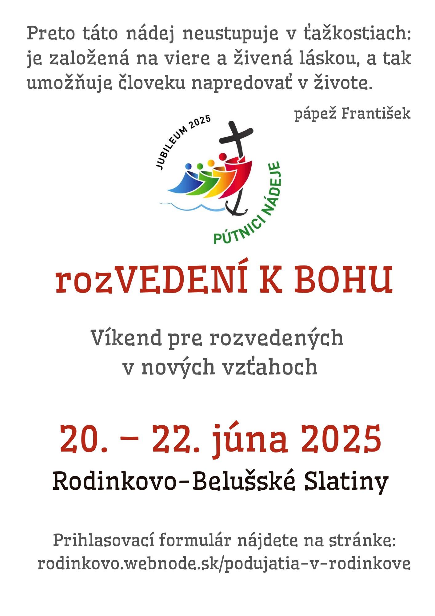 Rodinkovo, rozvedeni