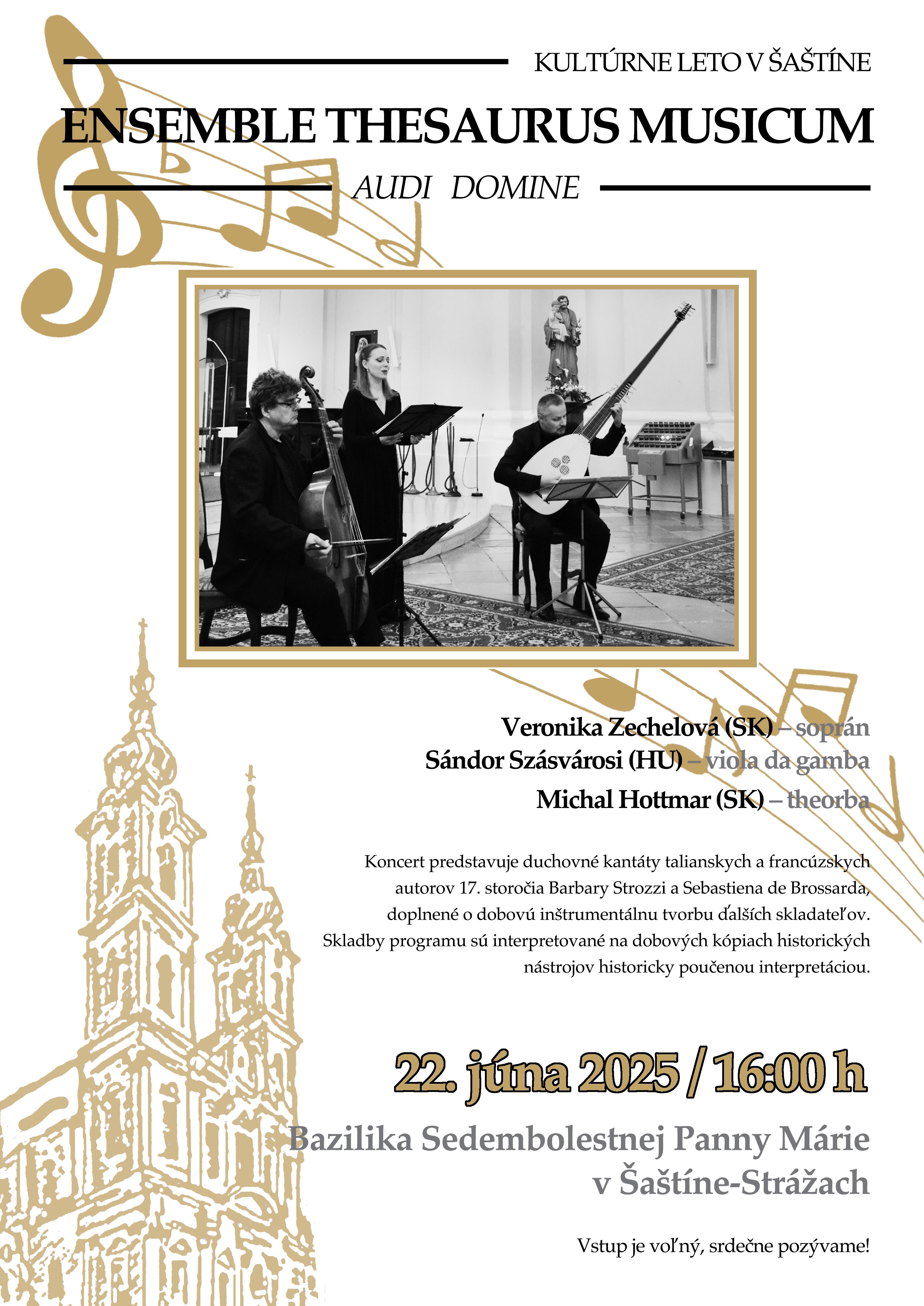 Šaštín, bazilika, koncert