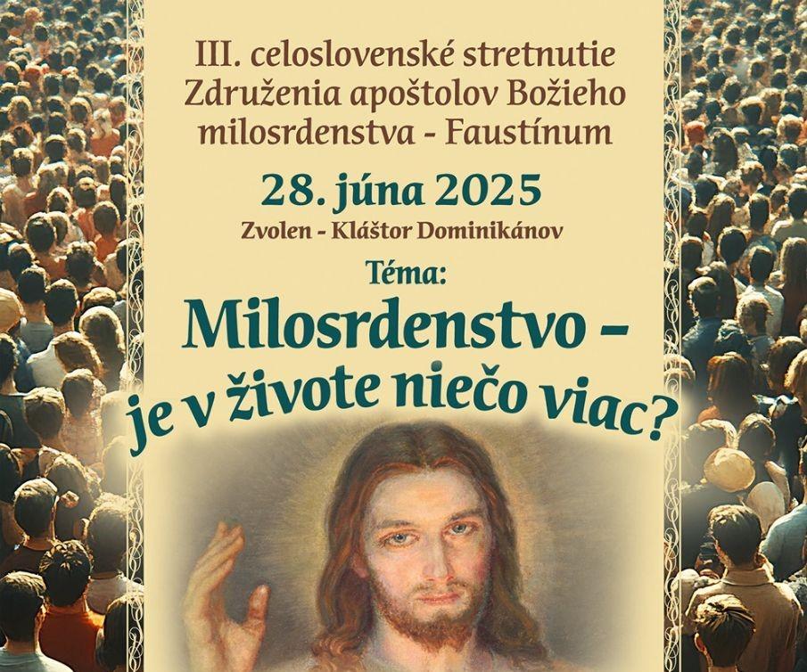 Zvolen, milosrdenstvo, plagat