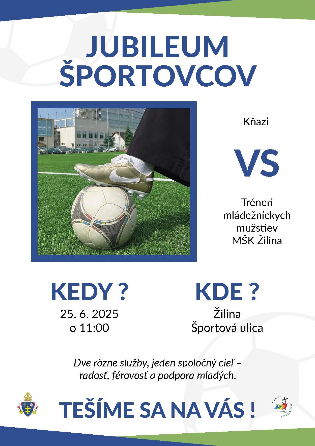 Žilina, Jubileum športovcov, plagat