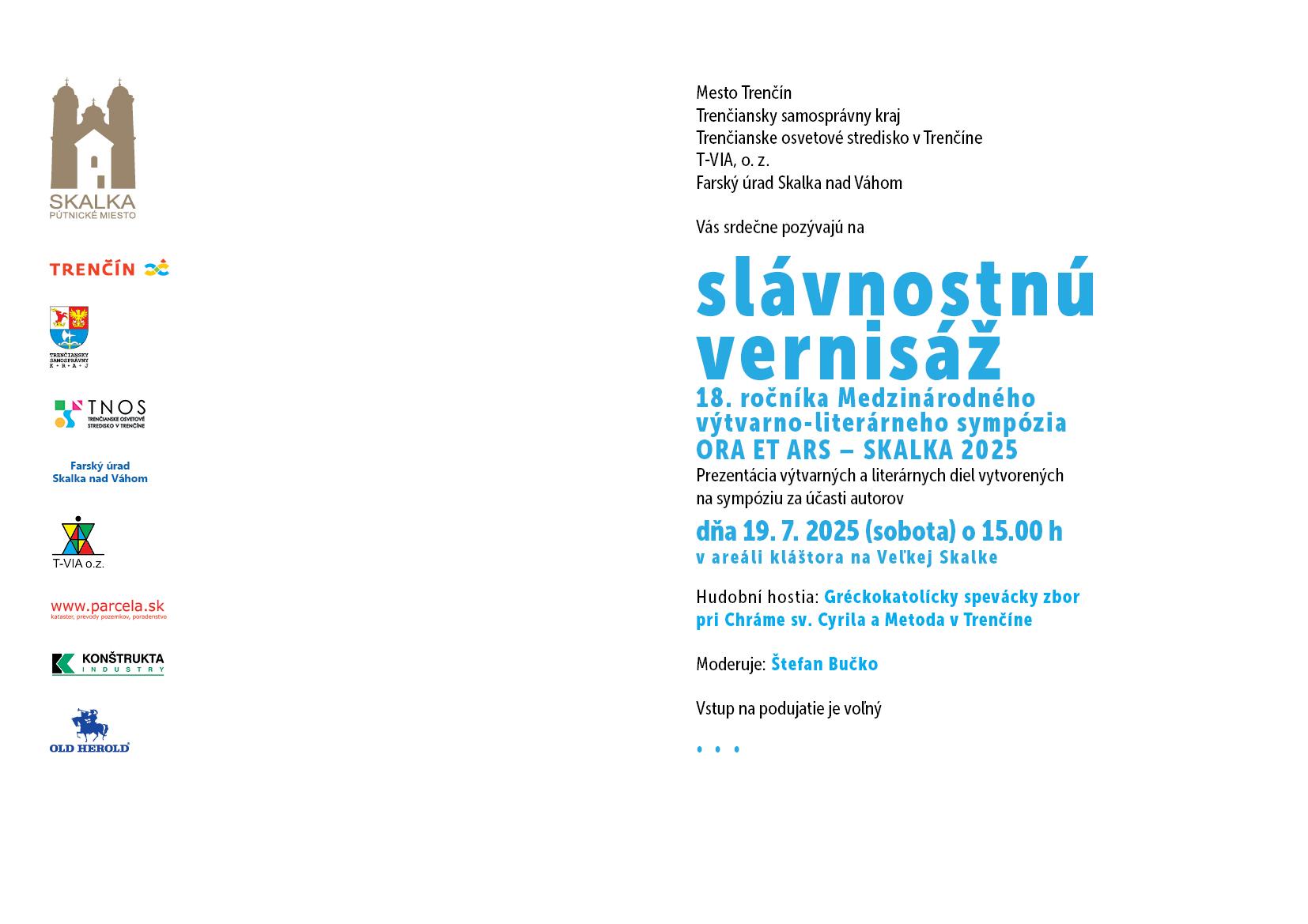 Skalka, Ora et ars 2, plagat