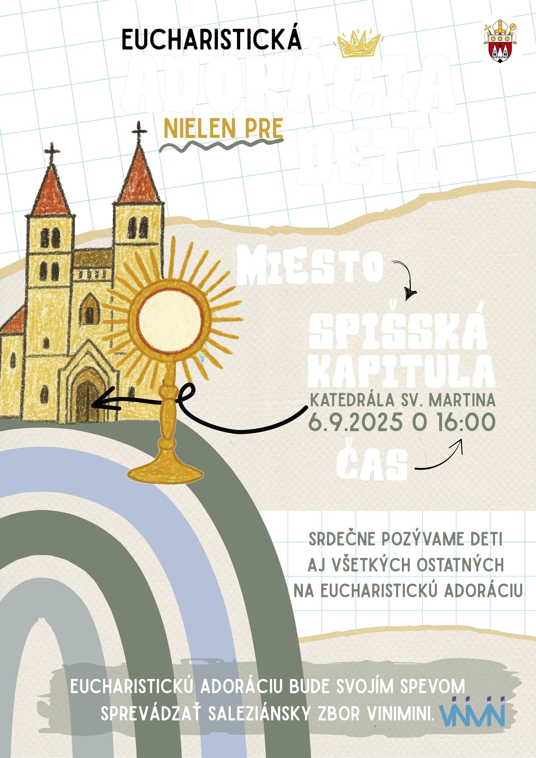 Spišskká Kapitula, adorácia, plagat