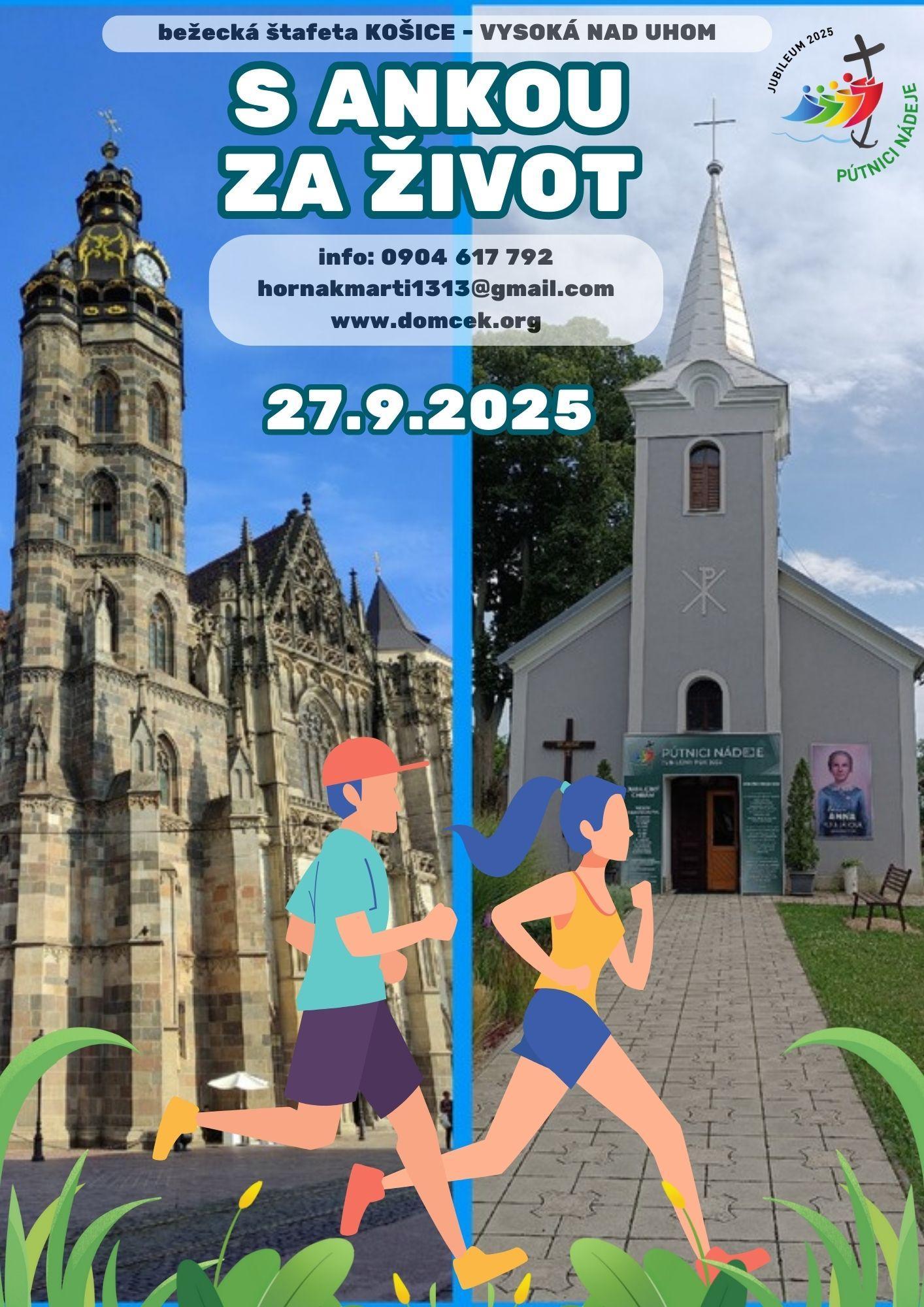 Kosice, Vysoka, beh, Kolesarova, plagat