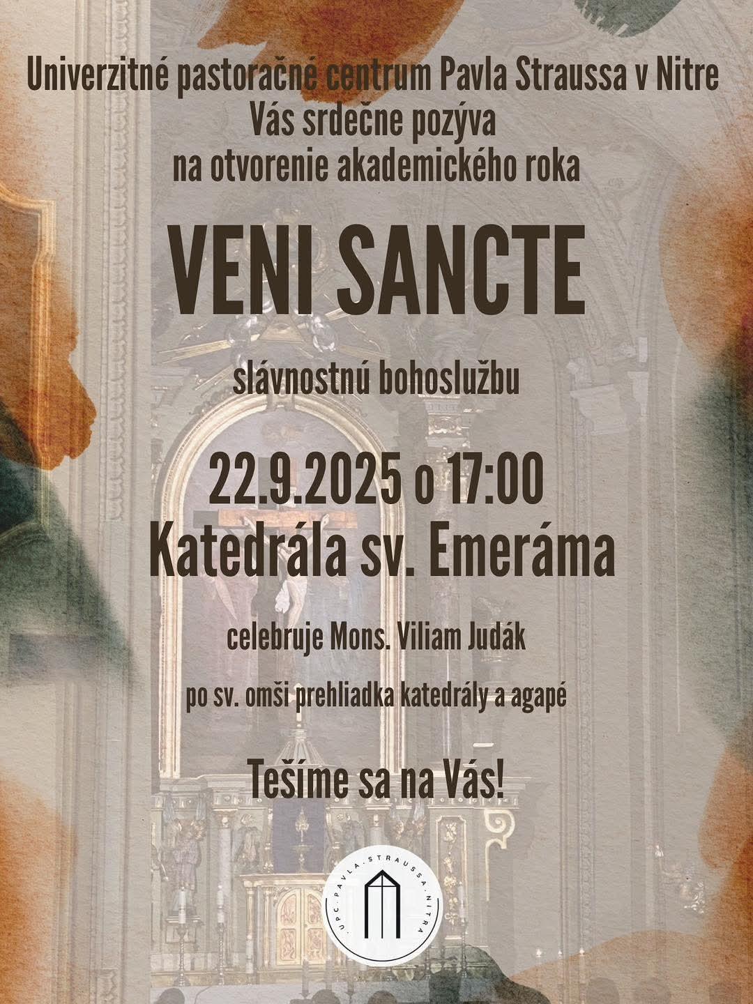 Nitra, Veni Sancte, plagat 1