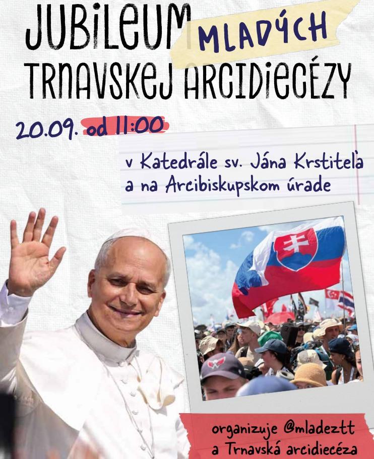Trnava, mladi, jubileum, plagat