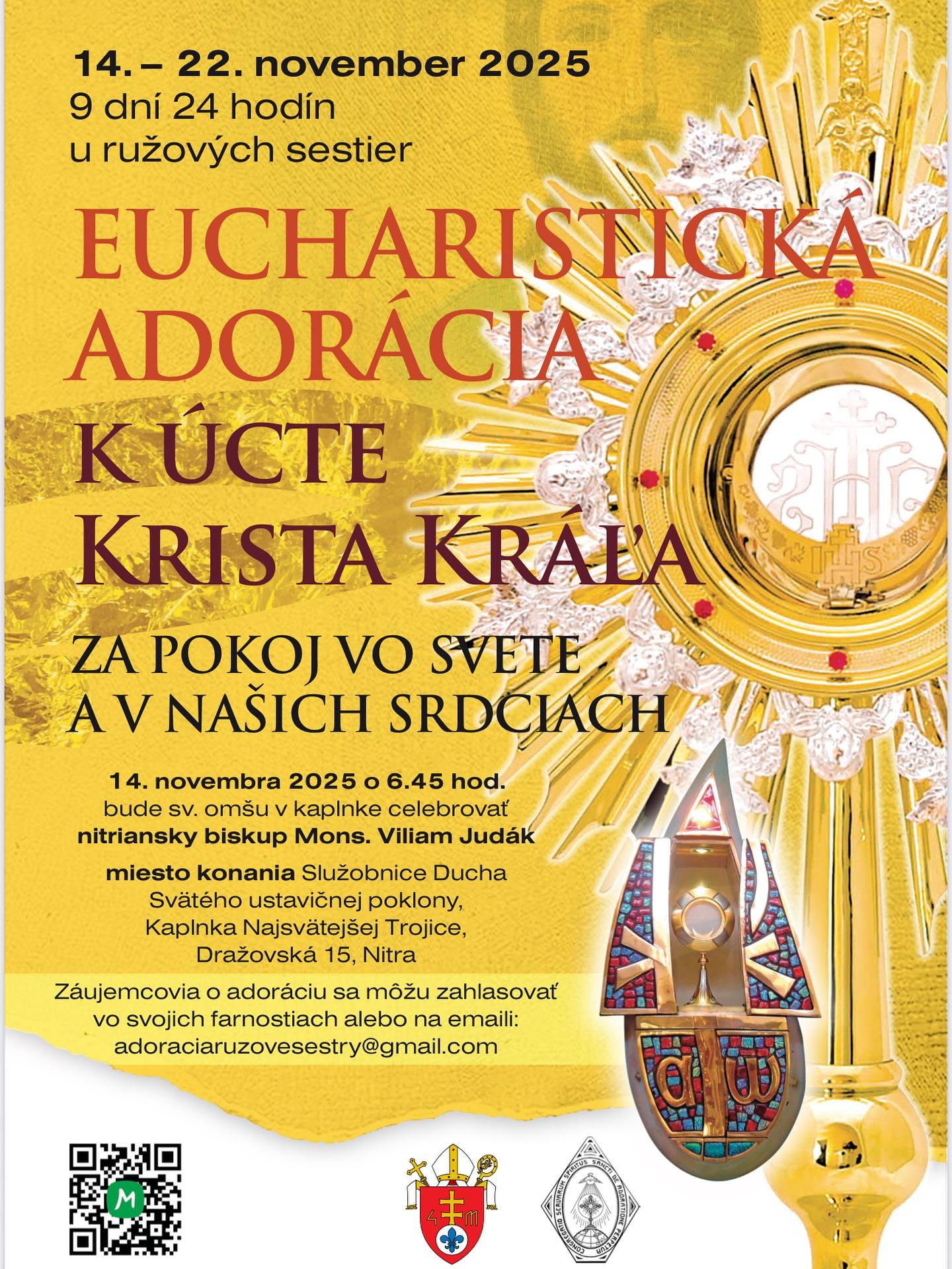 Nitra, adoracia, plagat