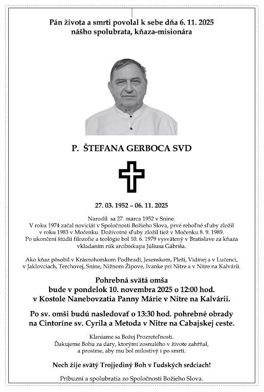 Gerboc, parte, knaz, umrtie