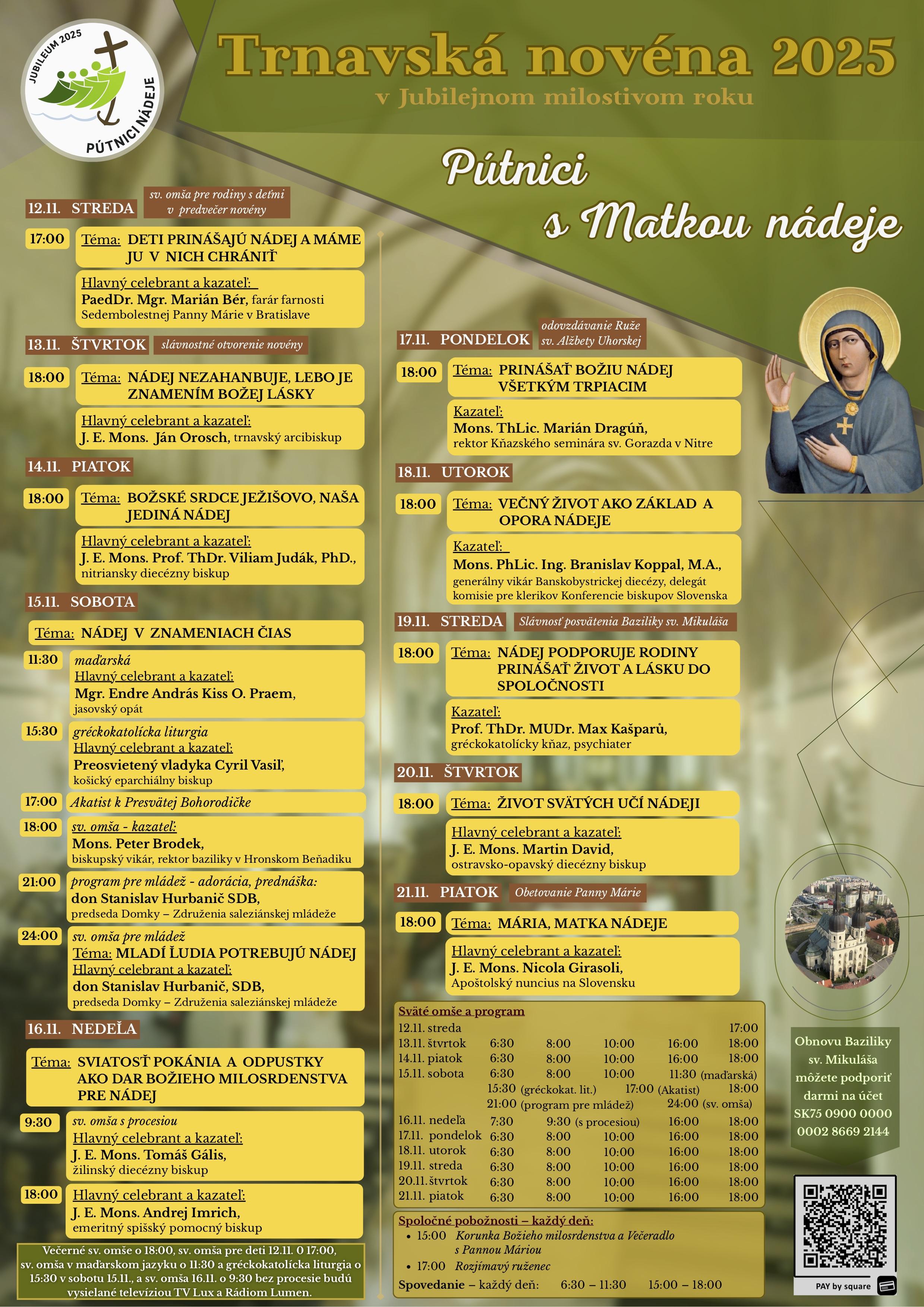 Trnavska, novena, 2025