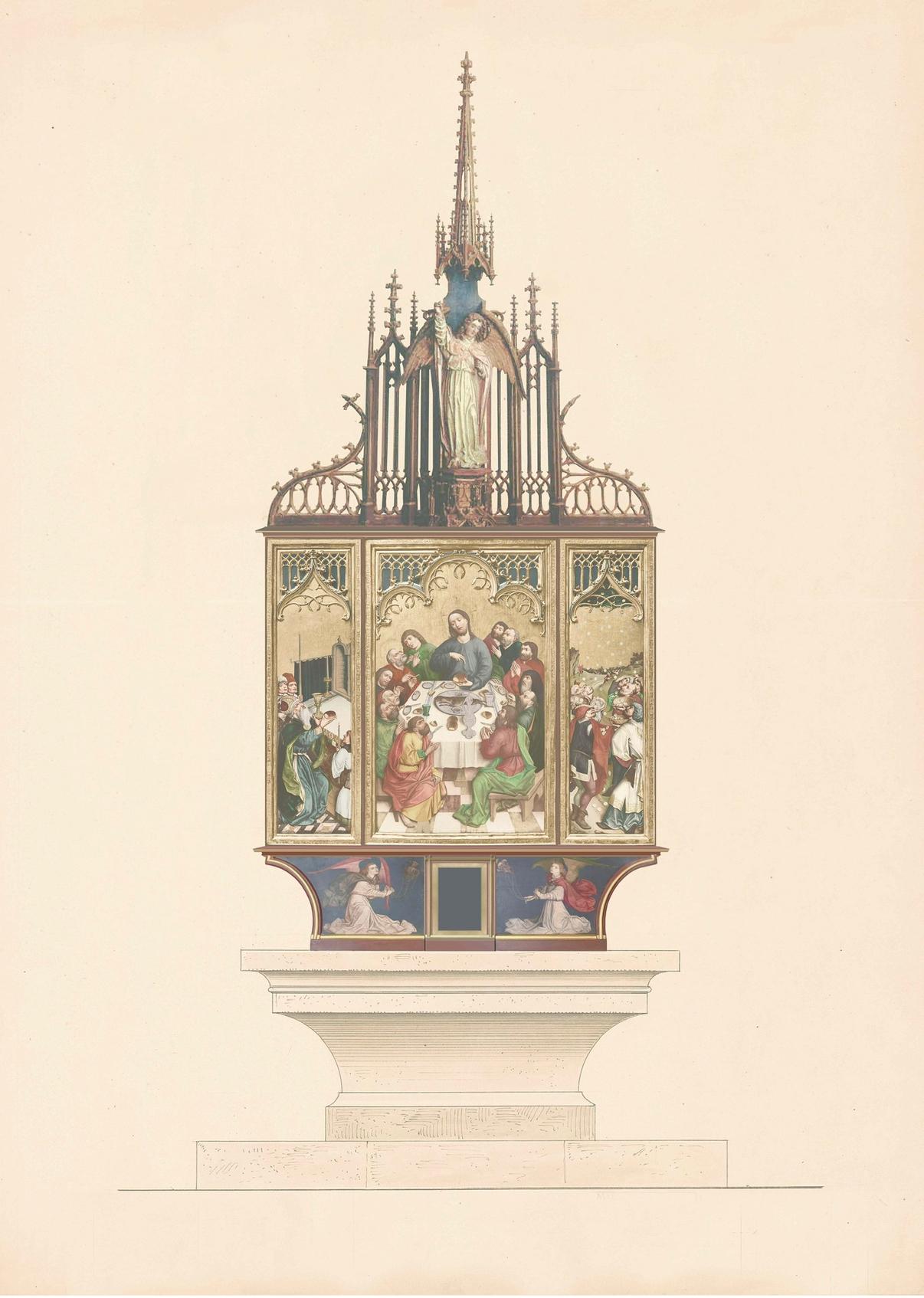 Kosice, oltar, velka fotografia