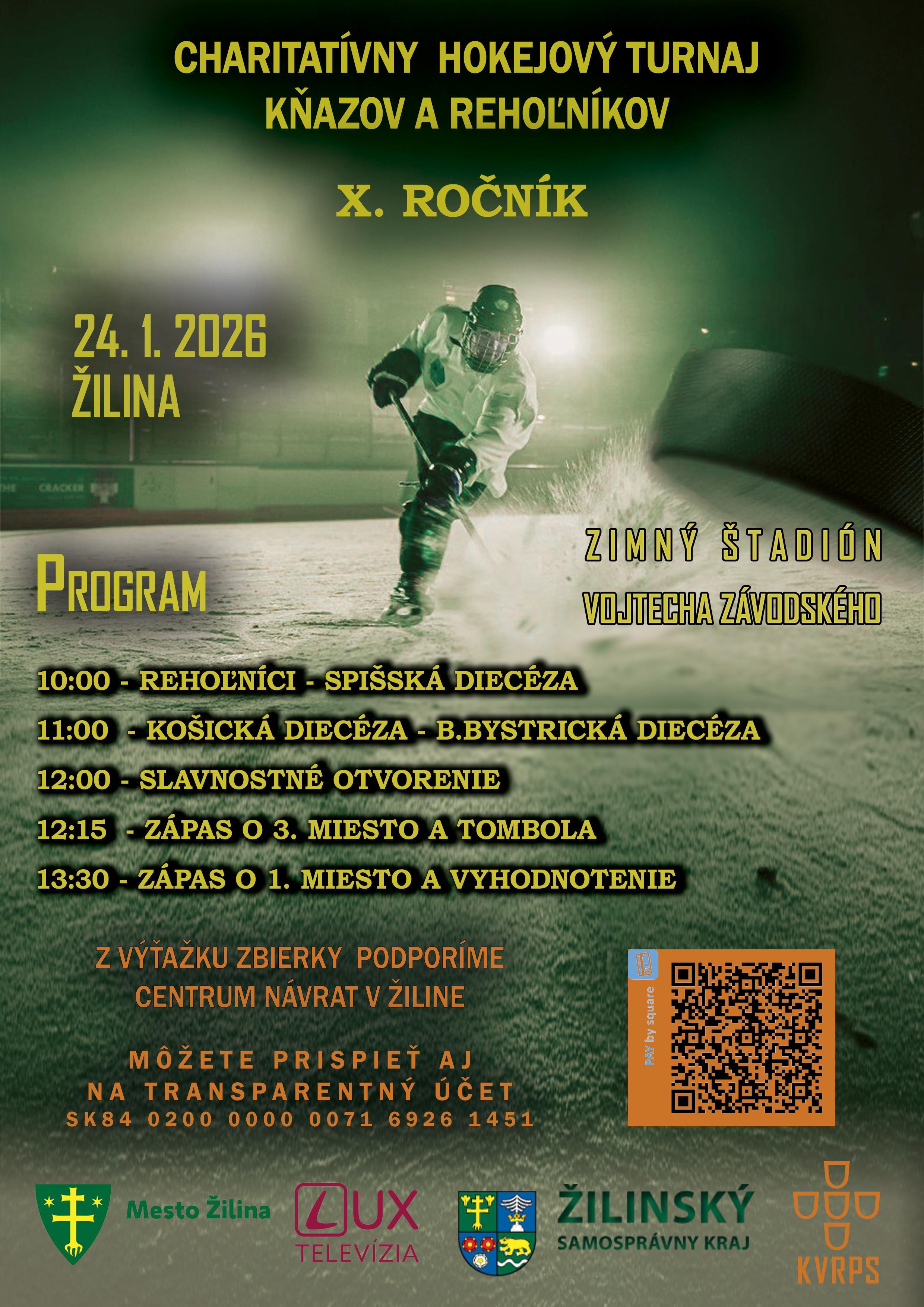 Zilina, knazi, hokej, plagat, 2025