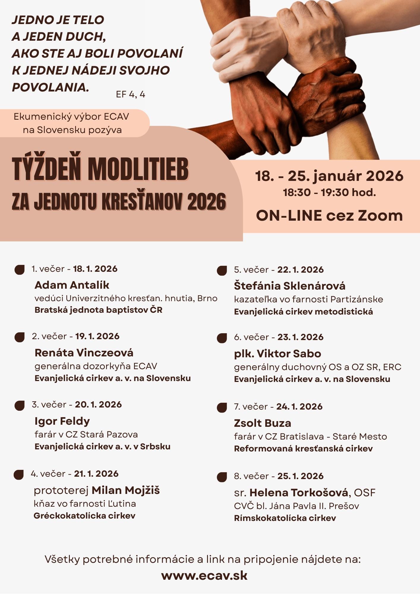 T��de�, ekumena, plag�t