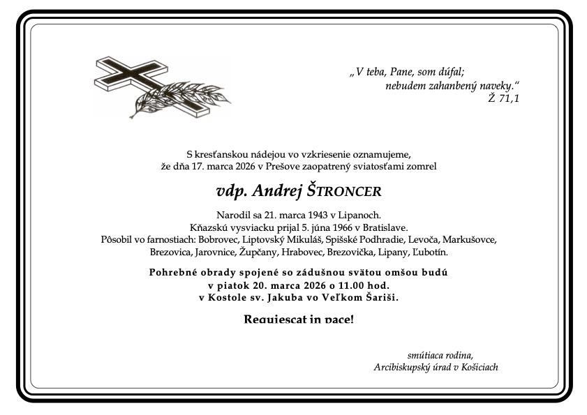 Parte, Andrej �troncer