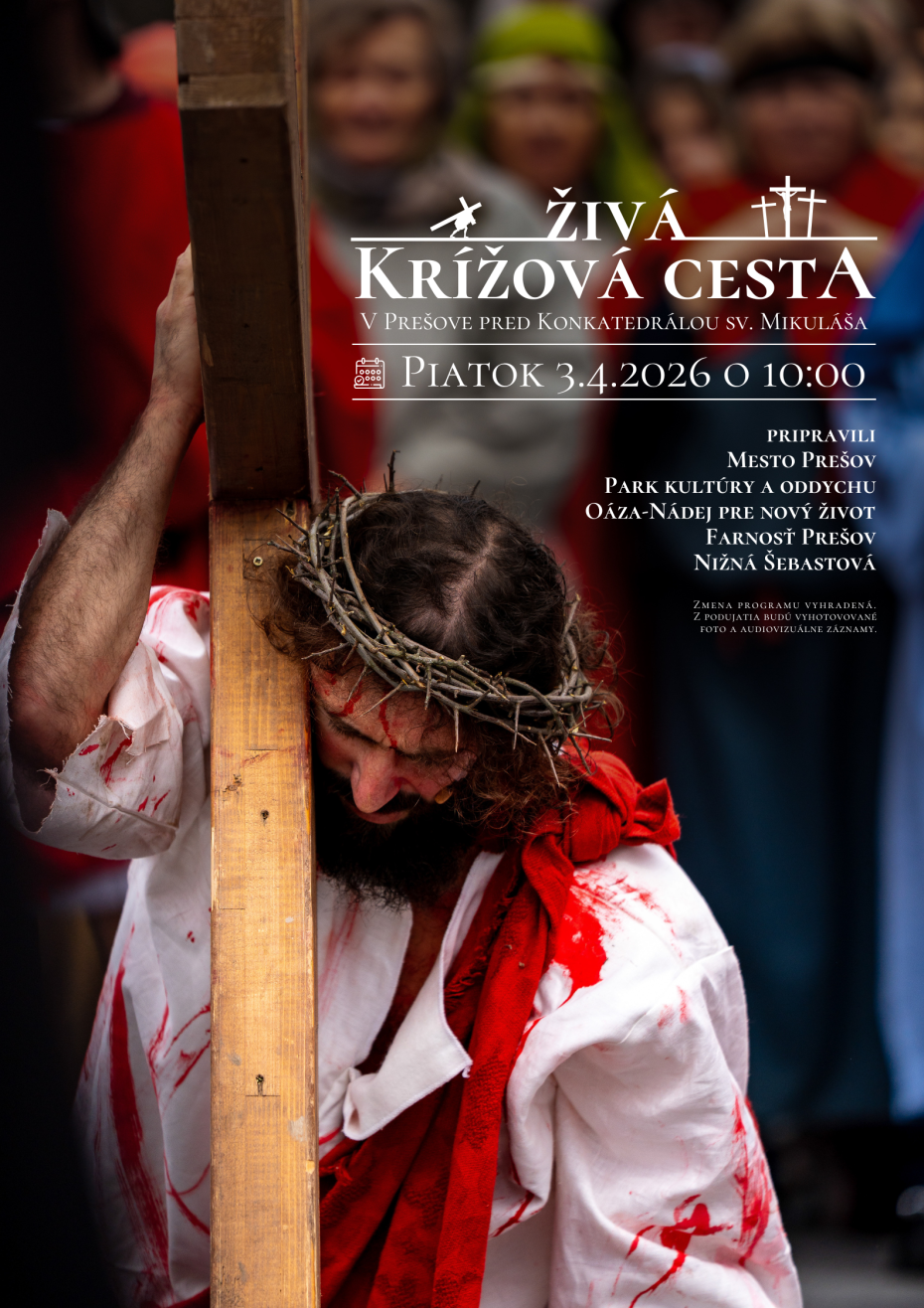 Pre�ov, kr�ov� cesta, plagat, 2026