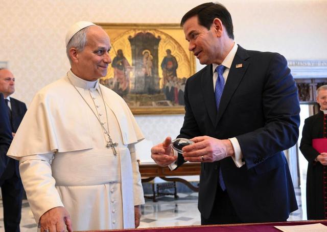 Lev XIV. Marco Rubio